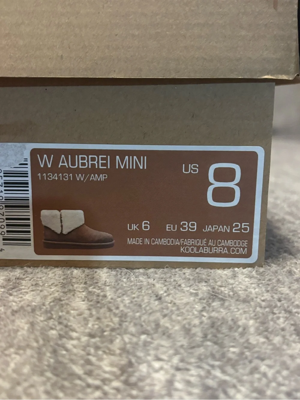 New Koolaburra by UGG Women's Aubrei Mini Boot Size 8